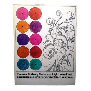 Seeburg SS160 Showcase Jukebox FLYER Phonograph Music Vintage Original 1966
